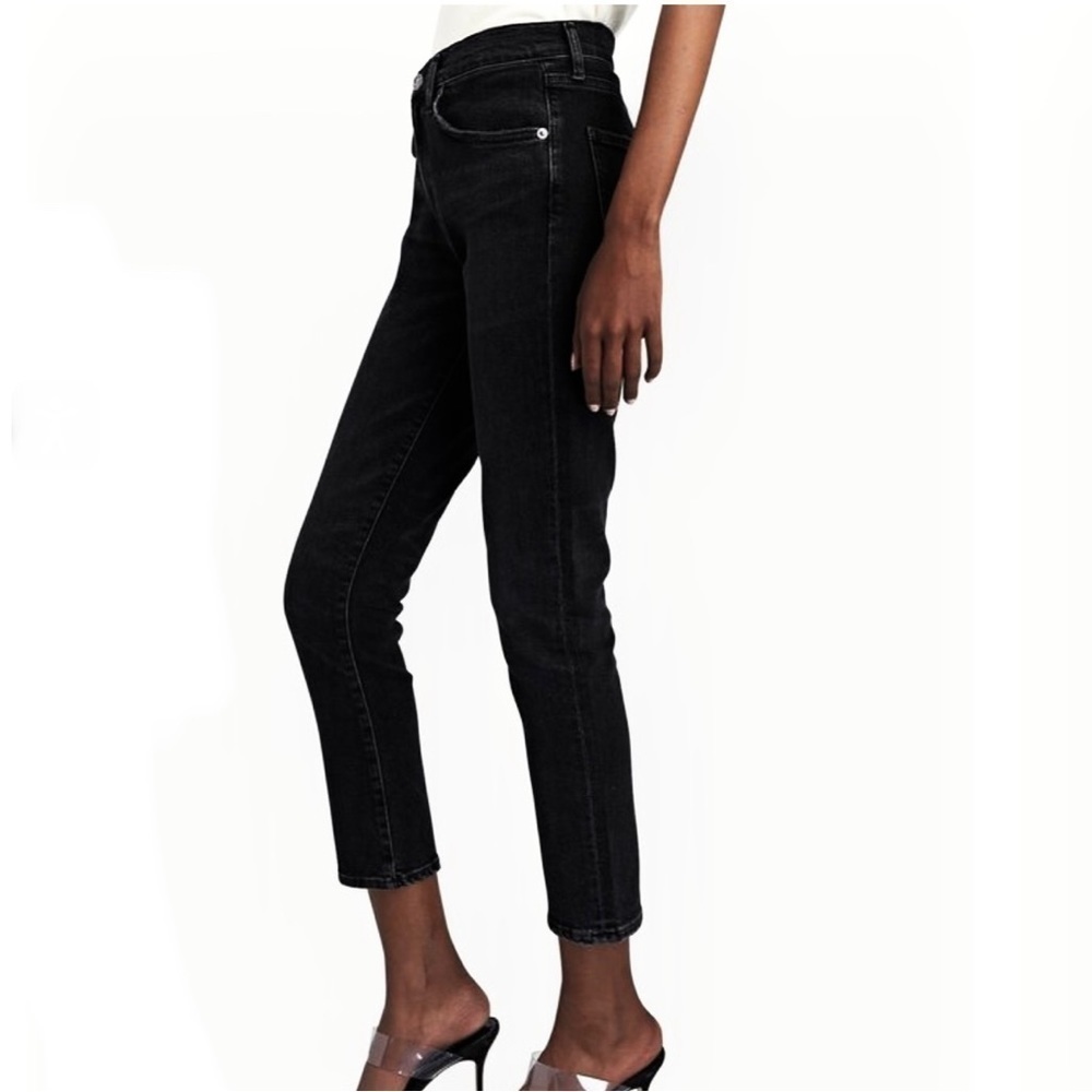 EUC AGOLDE Toni Crop Skinny Jeans